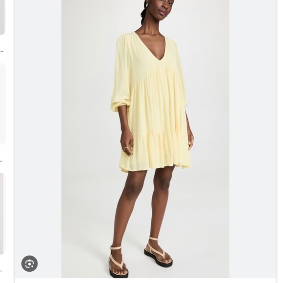 NWT Z Supply Maxine Mini Dress Sunflower Sz L - Picture 1 of 10